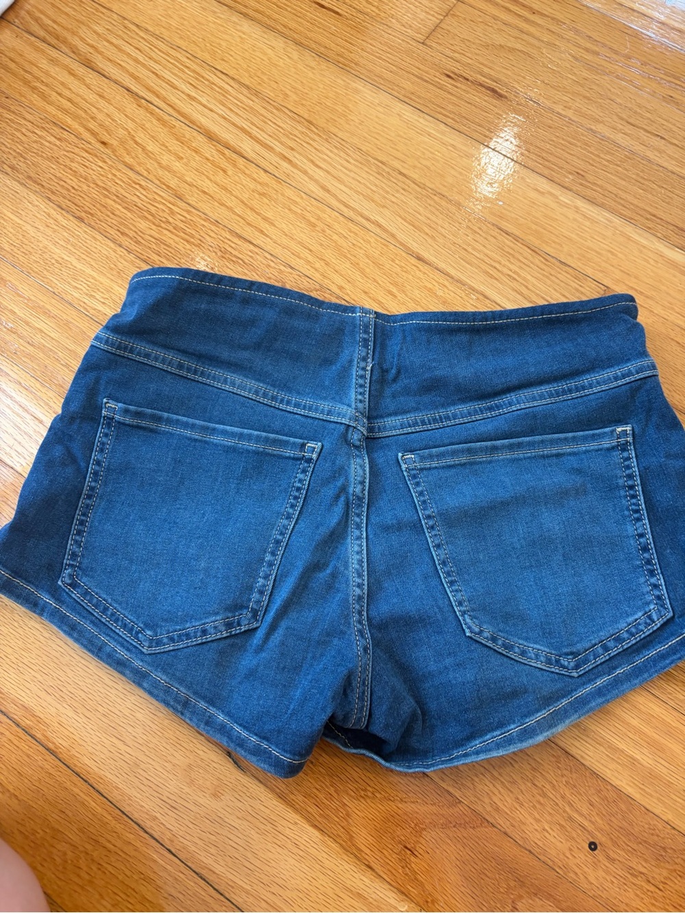 Urban Outfitters Indigo Denim High-Waist Jean Shorts
